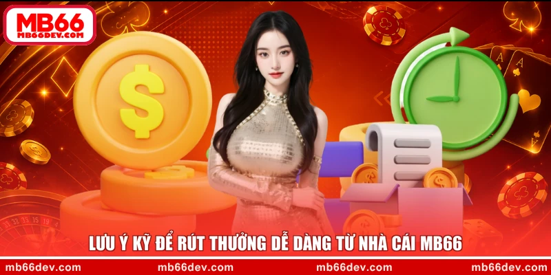 Lưu ý kỹ để rút thưởng dễ dàng từ nhà cái MB66